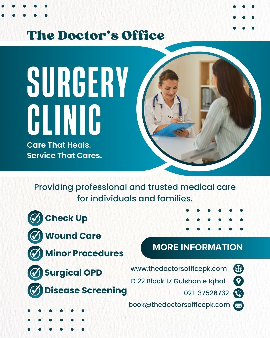 Surgery OPD Clinic – The Doctor’s Office